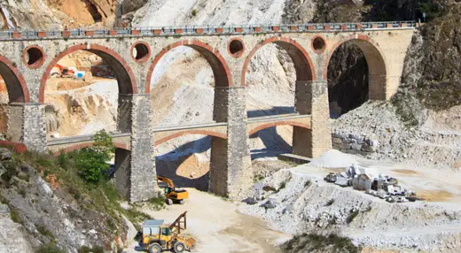 Quarry view in natural stone – Marmi di Carrara