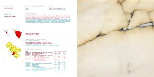 Slab surface in natural stone – Marmi di Carrara