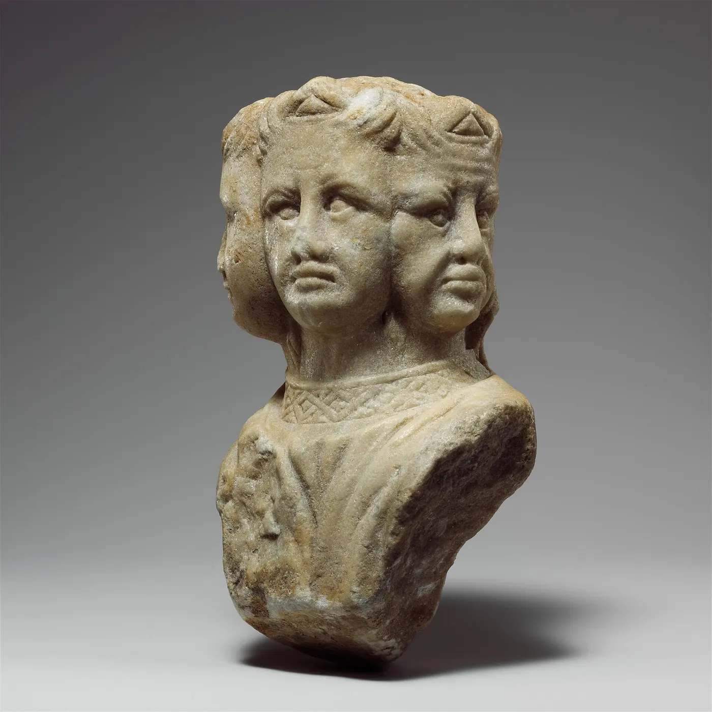 Surface de dalle: Vultus trifrons or an Allegory of Prudence MET DP134439