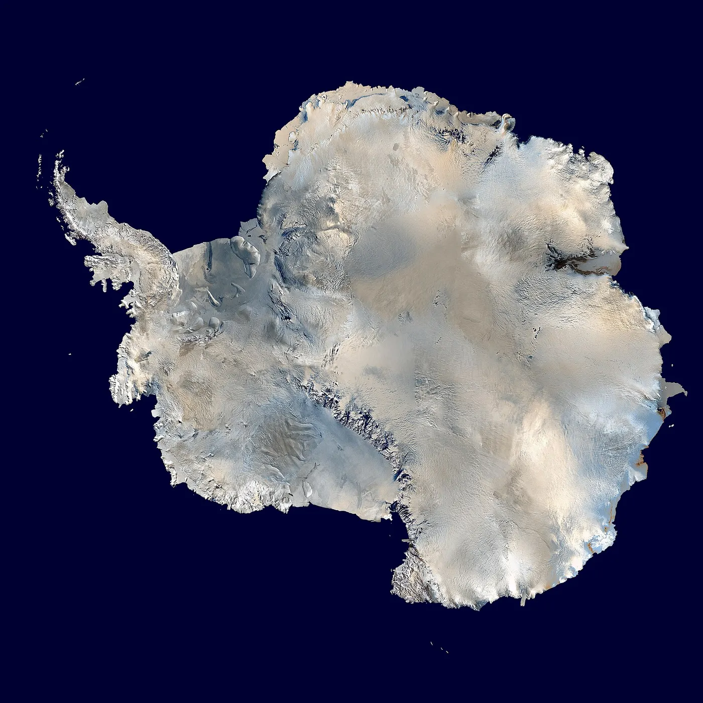 Slab surface: Antarctica 6400px from Blue Marble