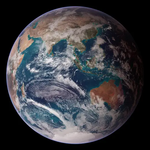 Slab surface: Blue Marble Eastern Hemisphere