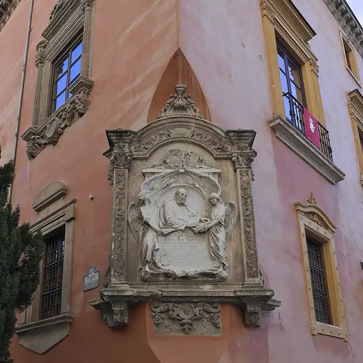 Slab surface: Lápida conmemorativa a padre Francisco Suárez, Granada