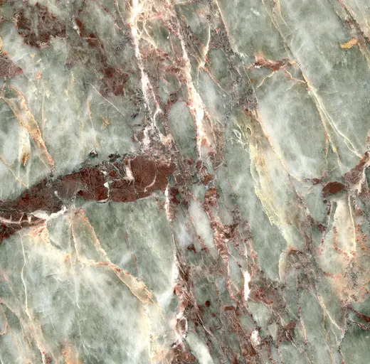 Slab surface: Salome Marble (Supren Marble) (brecciated marble, metamorphosed during the Cimmeride Oroge