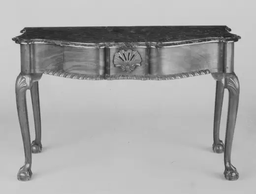 Slab surface: Marble-slab table MET 172348