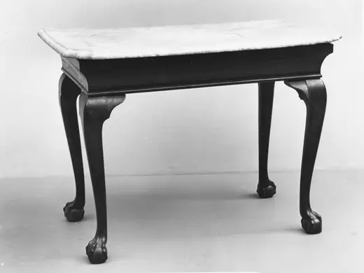 Slab surface: Marble-slab table MET 120105