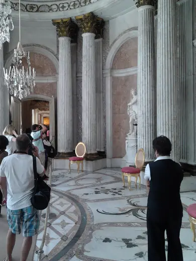 Wall cladding: Marble Hall, Sanssouci Palace, Potsdam (2012)