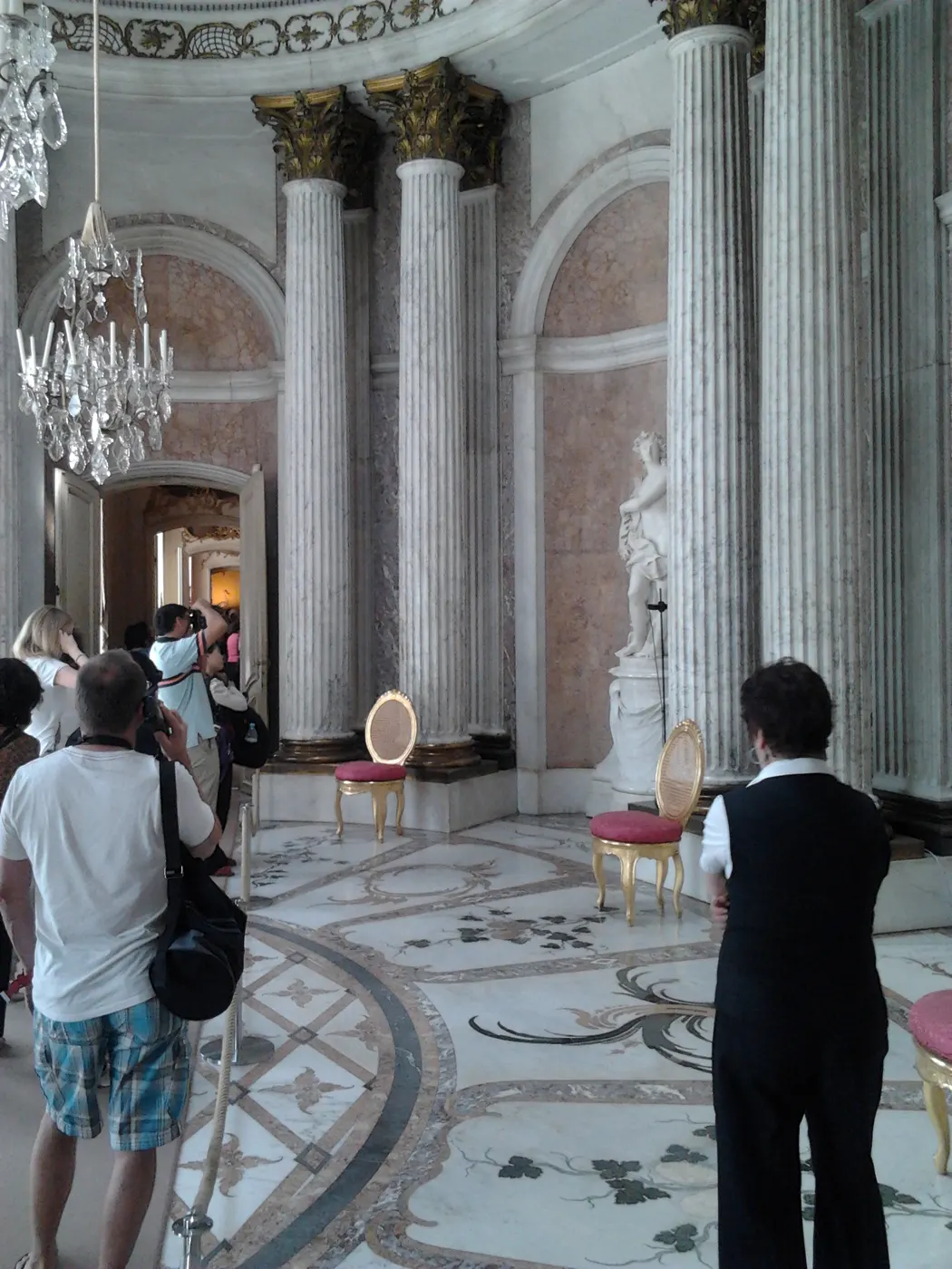 Wall cladding: Marble Hall, Sanssouci Palace, Potsdam (2012)