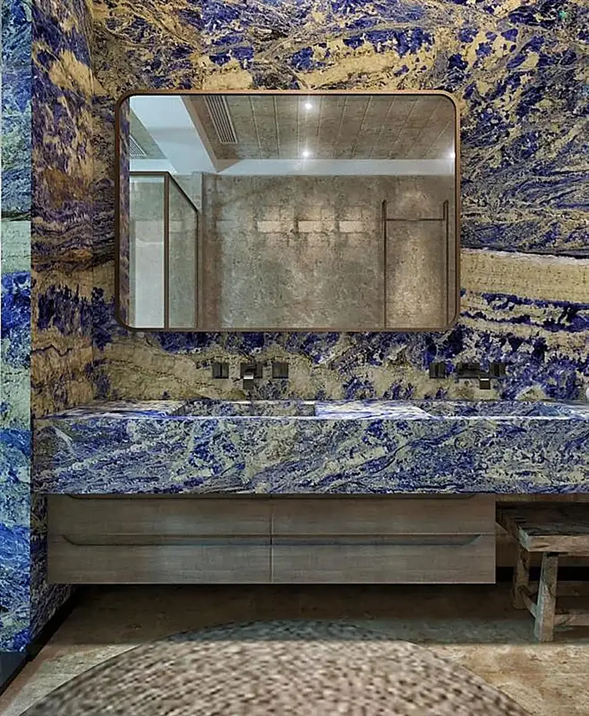 Wall cladding in natural stone – Marmi di Carrara