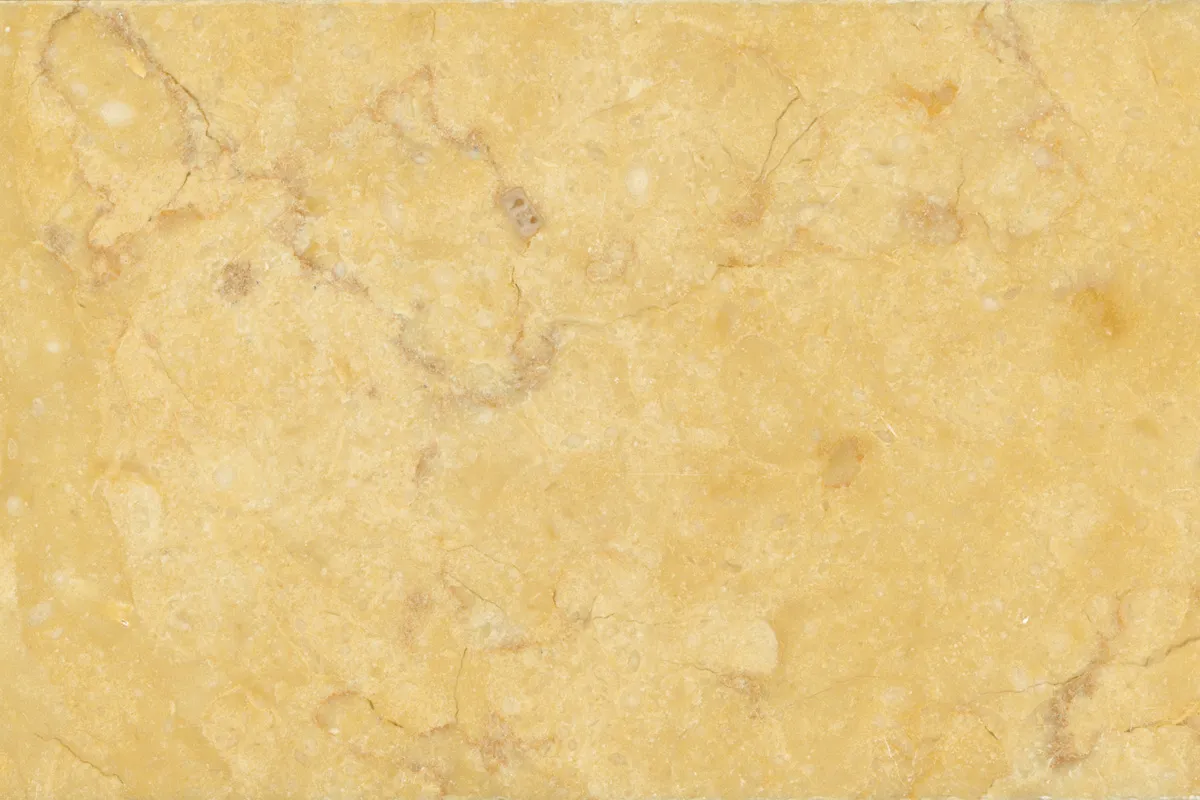Giallo Cleopatra limestone polished sample – Marmi di Carrara – beige (1)