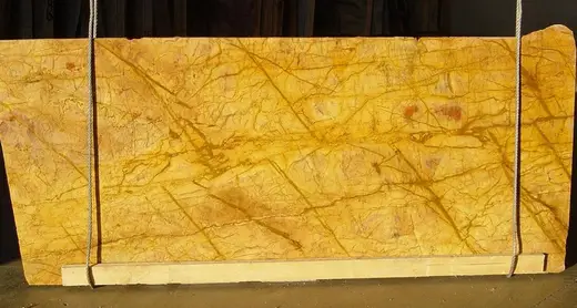Giallo Damasco marble slab surface – Marmi di Carrara – gold, brown (10)