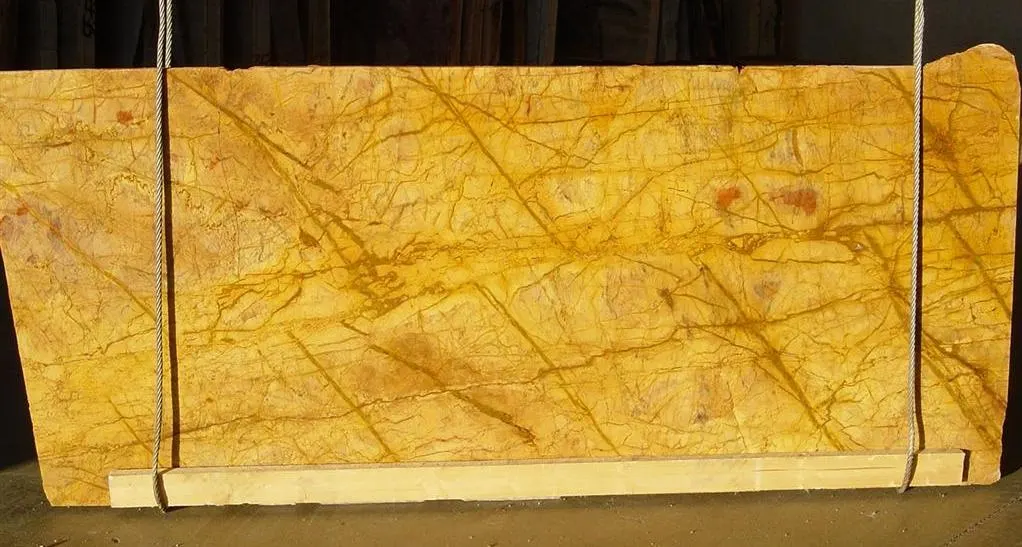 Giallo Damasco marmo, superficie di lastra – Marmi di Carrara – oro, marrone (10)