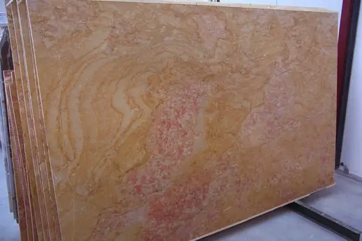 Giallo Reale limestone slab surface – Marmi di Carrara – gold, brown (2)
