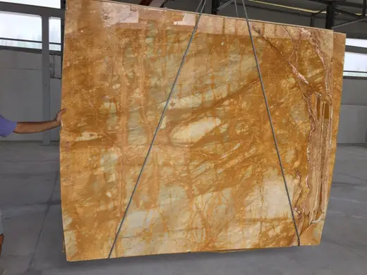 Giallo Siena marble slab surface – Marmi di Carrara – gold, charcoal (26)
