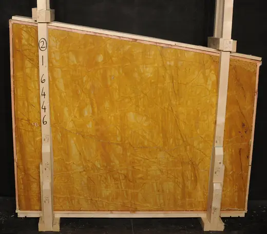 Giallo Siena marble slab surface – Marmi di Carrara – gold, black (5)