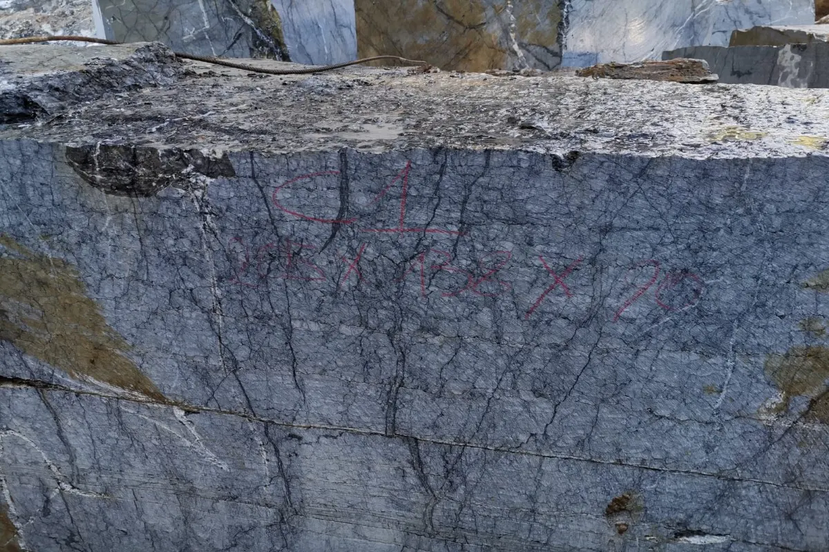 Grigio Carnico marmo, superficie di lastra – Marmi di Carrara – verde, viola (6)