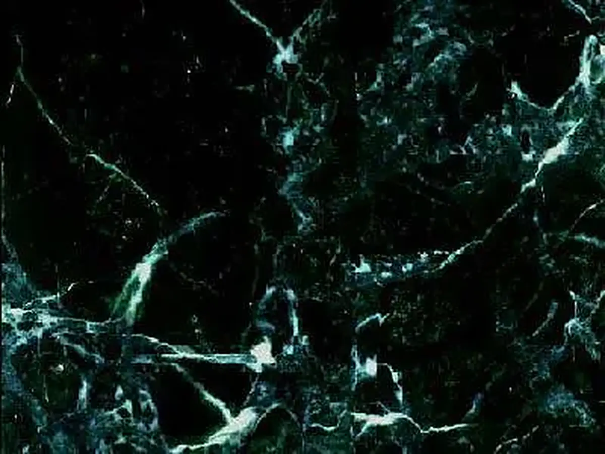 Imathia Green marble polished sample – Marmi di Carrara – black, charcoal (1)