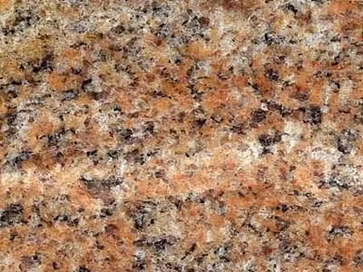 Indian Juparaná granite polished sample – Marmi di Carrara – gold, brown (1)