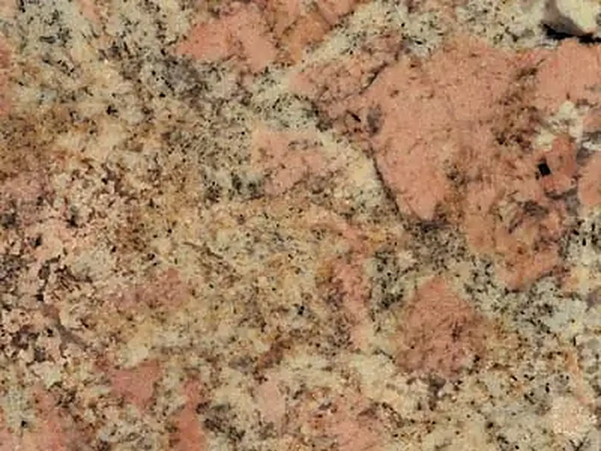 Juparaná Sol granite polished sample – Marmi di Carrara – gold, brown (1)