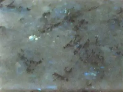 Labradorite Blue Australe granite polished sample – Marmi di Carrara – charcoal (1)