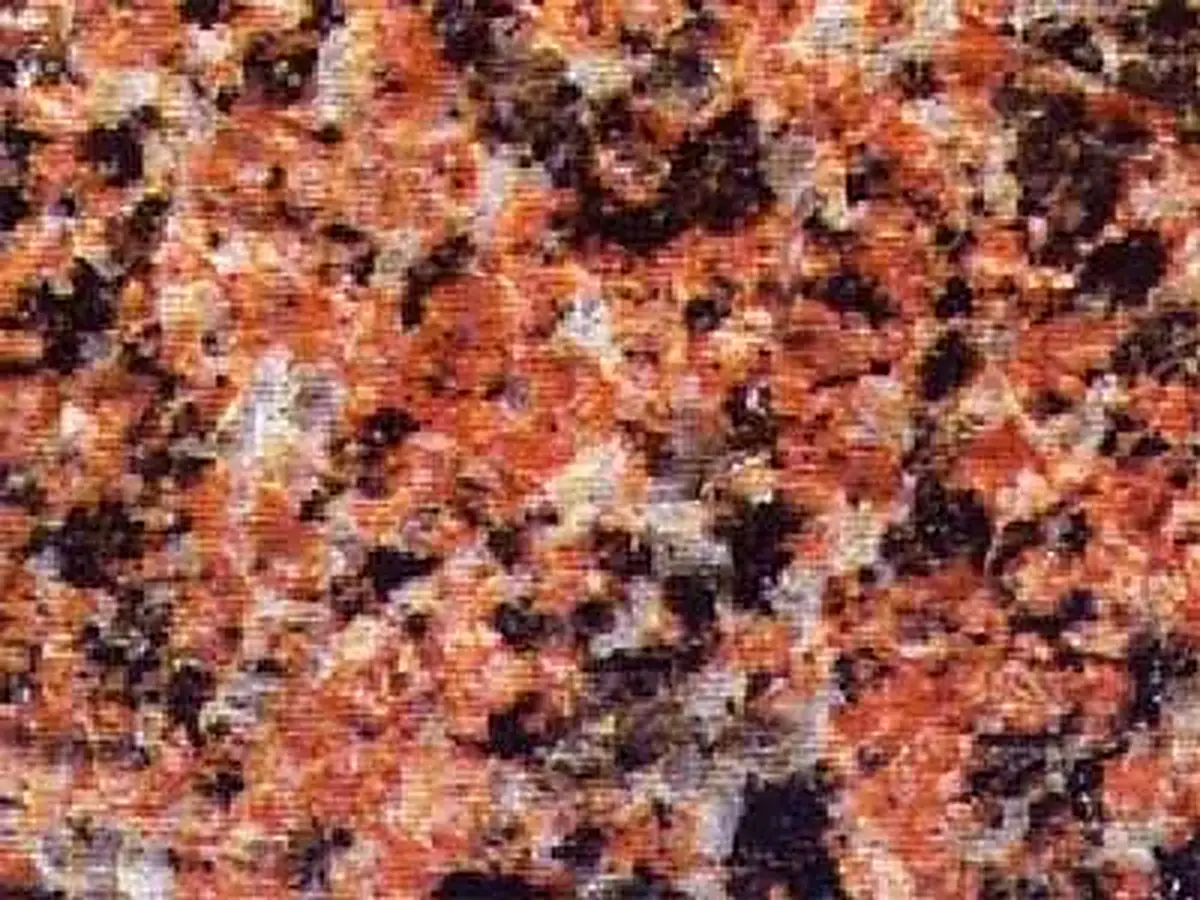 Light Rideau Red granito, muestra pulida – Marmi di Carrara – dorado, rojo óxido (1)