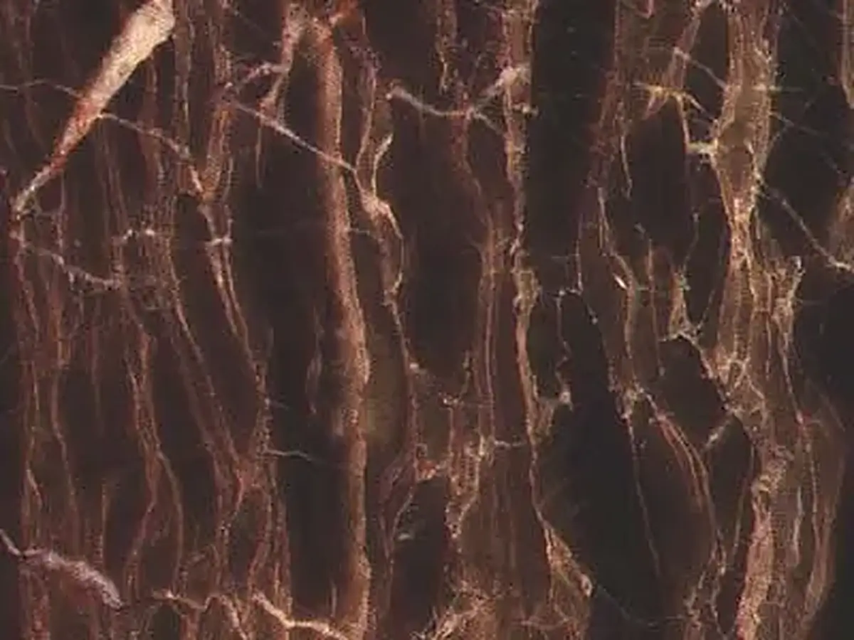 M 3252 marble polished sample – Marmi di Carrara – charcoal, brown (1)