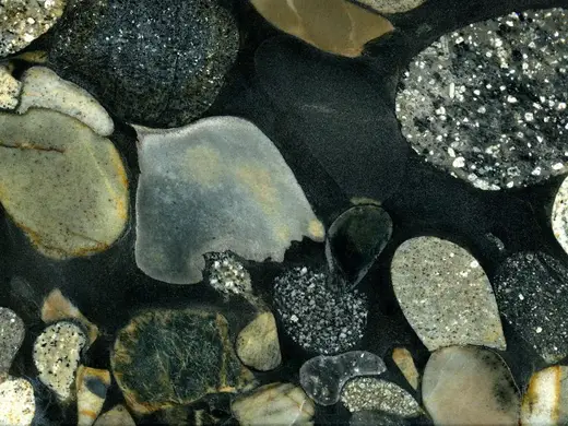 Marinace Black marble slab surface – Marmi di Carrara – charcoal, black (1)