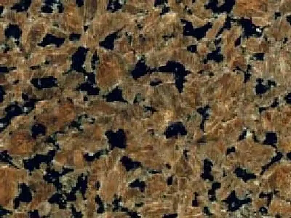 Marron Guaiba granit, échantillon poli – Marmi di Carrara – brun, noir (1)