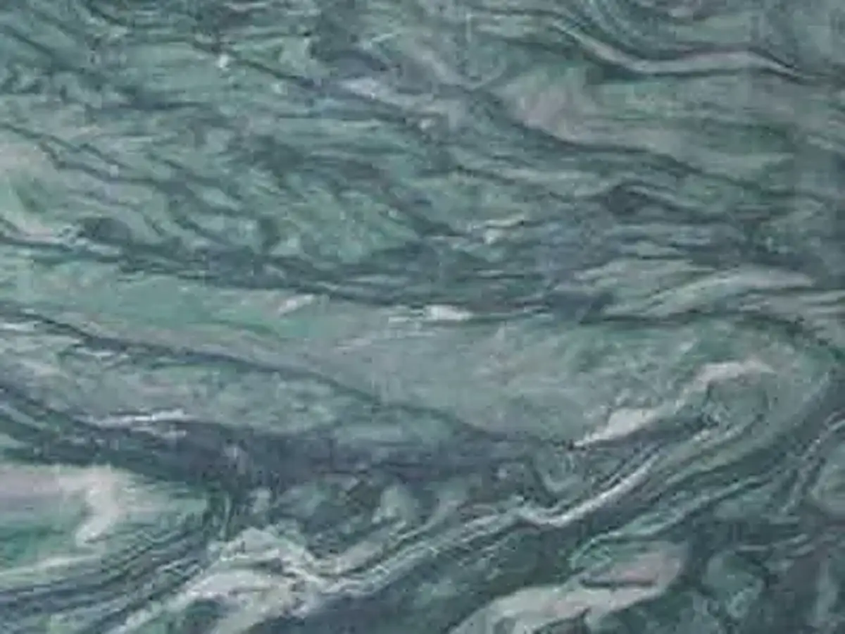 Masi Quartzite Quarzit, polierte Probe – Marmi di Carrara – grau, grün (1)