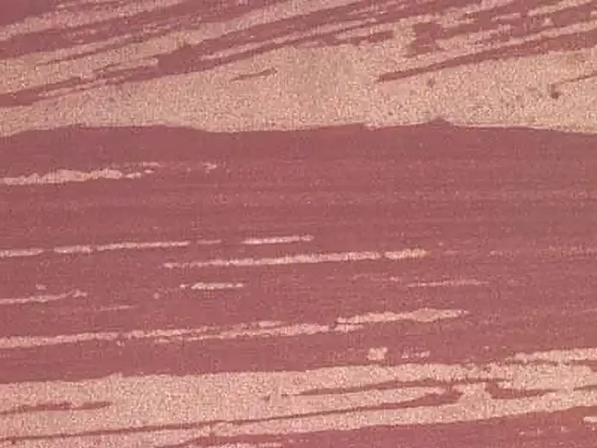 Miltenberg Sandstein, polierte Probe – Marmi di Carrara – gold, violett (1)