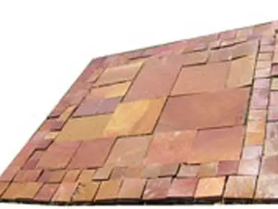 Modak Sandstone sandstone polished sample – Marmi di Carrara – pink, white (1)