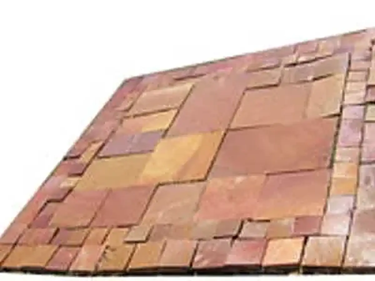 Modak Sandstone sandstone polished sample – Marmi di Carrara – pink, white (1)
