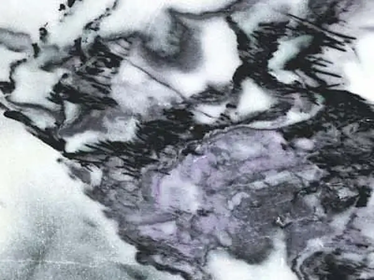 Namaqua marble polished sample – Marmi di Carrara – violet, charcoal (1)