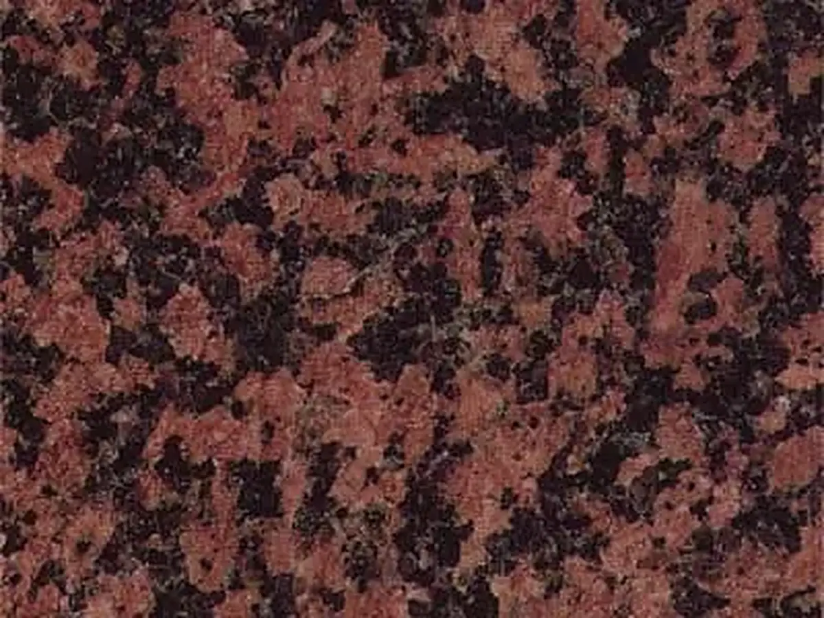 New Balmoral granite polished sample – Marmi di Carrara – brown, charcoal (1)