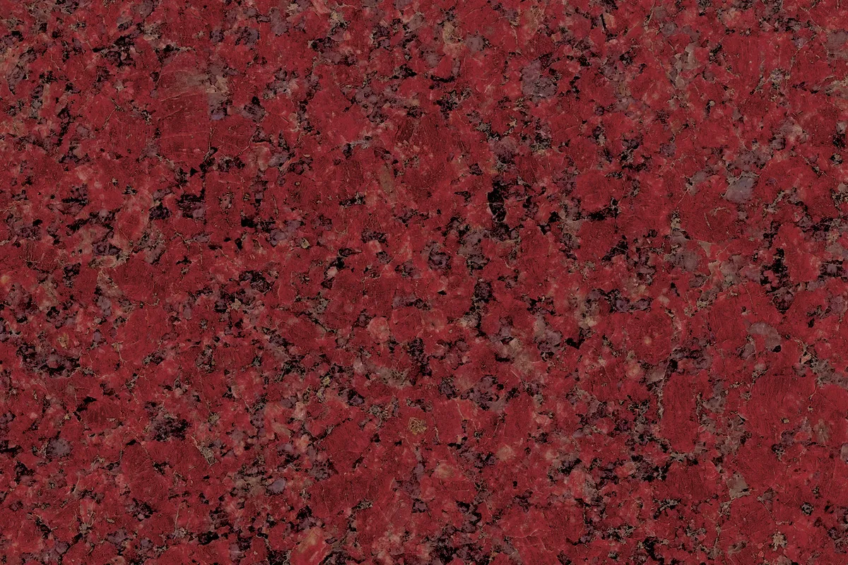New Imperial Red granite polished sample – Marmi di Carrara – brown, rust red (1)