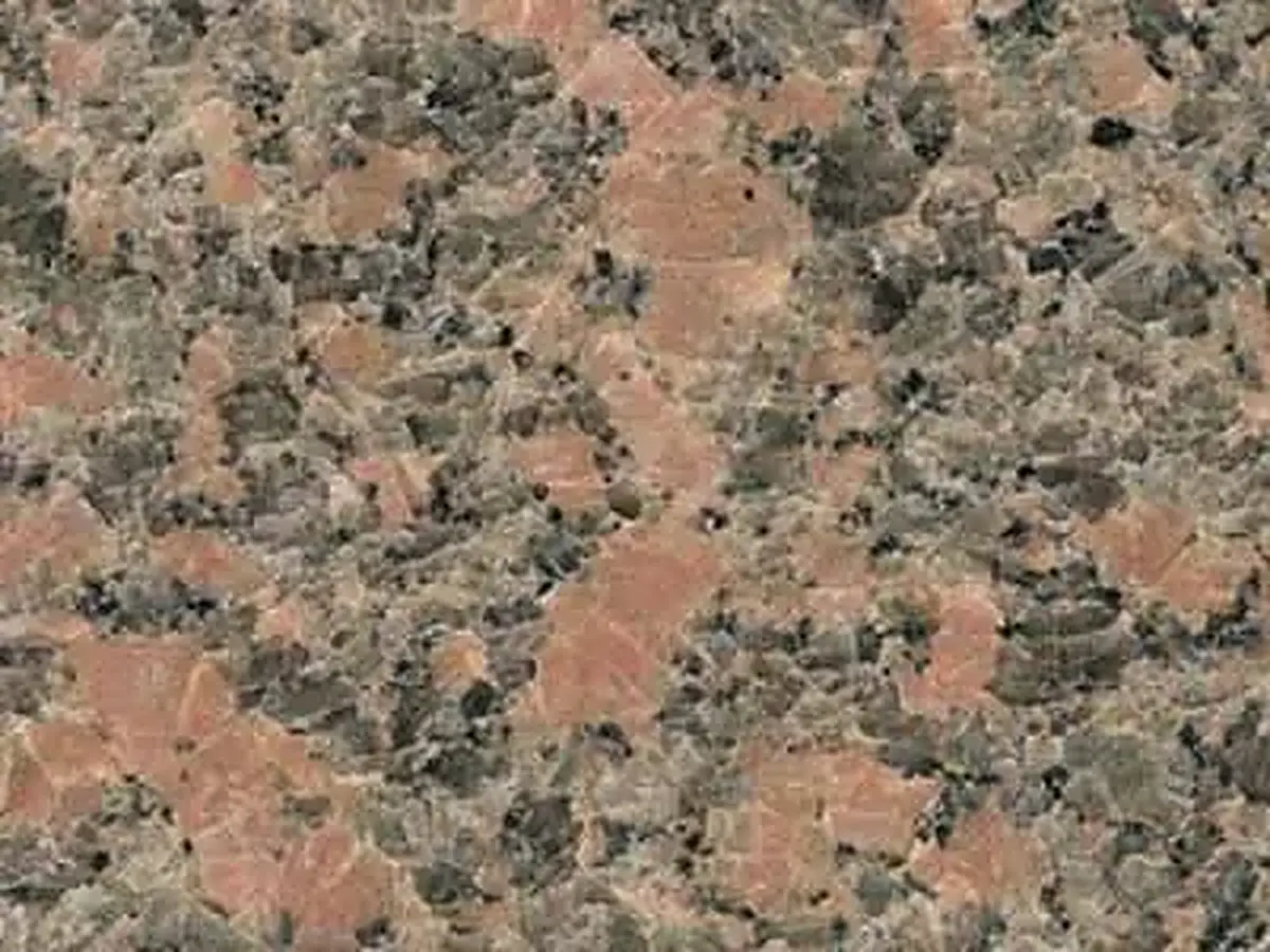 New Mudgee Red Granit, polierte Probe – Marmi di Carrara – grau, grün (1)