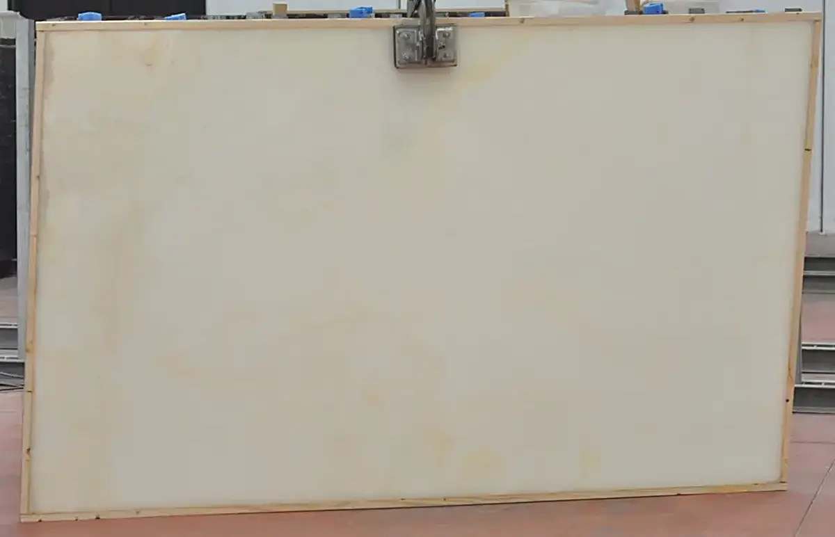 Onice Bianco onice, superficie di lastra – Marmi di Carrara – grigio chiaro, beige (13)