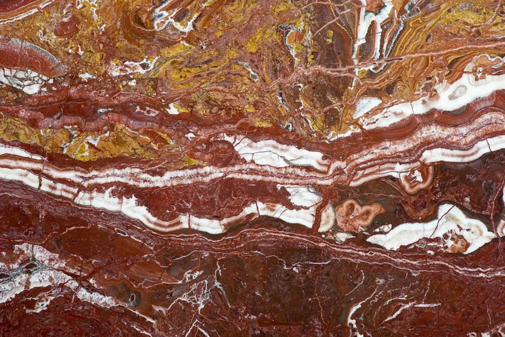 Onice Rosso Orientale onice, superficie di lastra – Marmi di Carrara – marrone, oro (2)