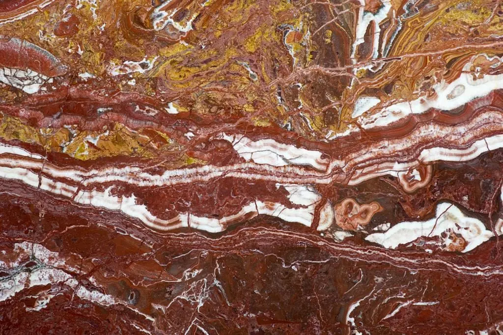 Onice Rosso Orientale оникс, поверхность плиты – Marmi di Carrara – коричневый, золотистый (3)