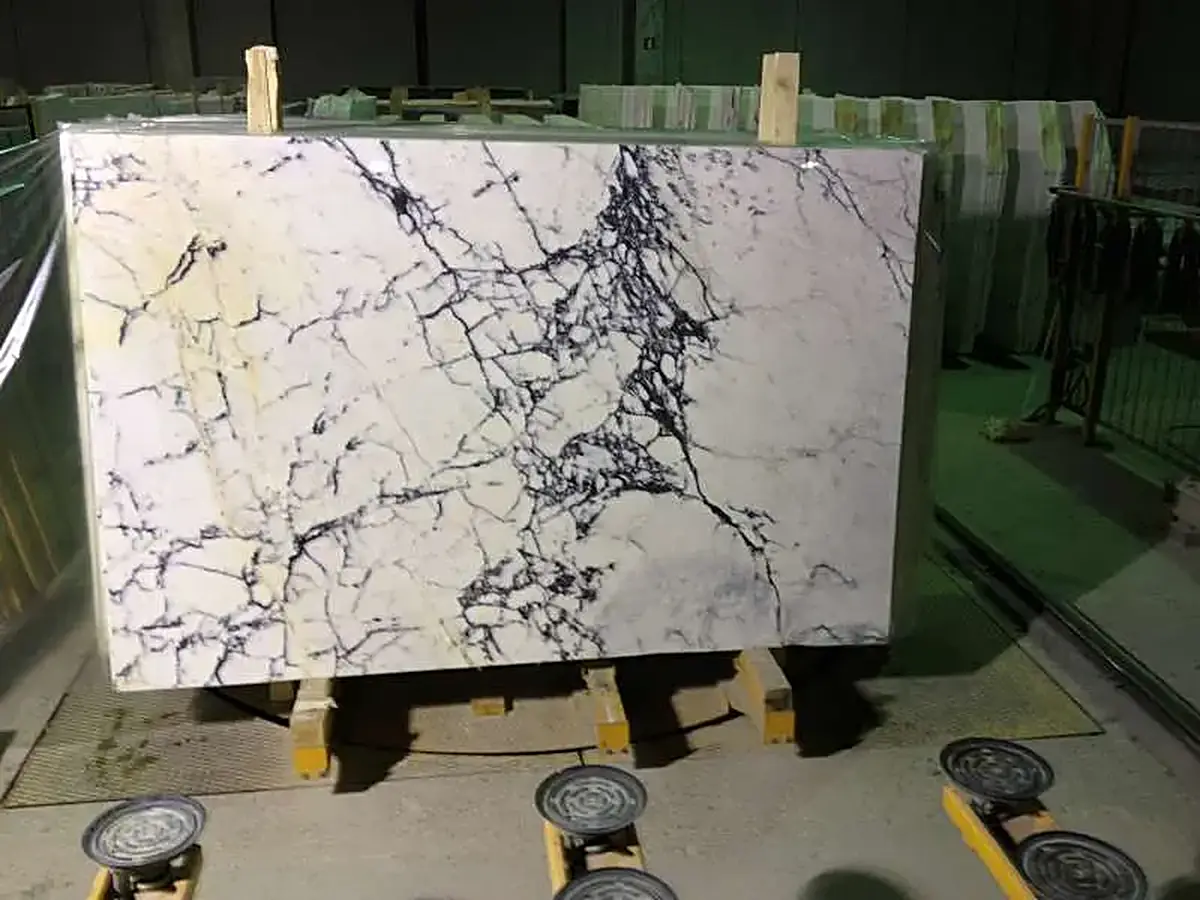 Paonazzo marble slab surface – Marmi di Carrara – black, grey (4)