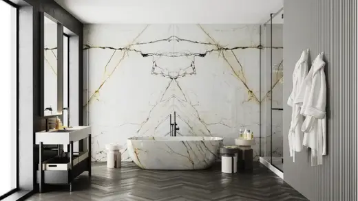 Paonazzo marble slab surface – Marmi di Carrara – grey, light grey (7)