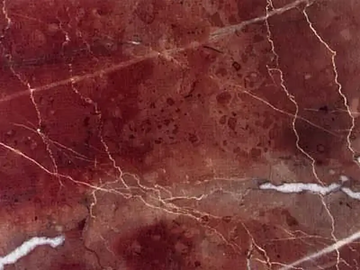 Pelo Red limestone polished sample – Marmi di Carrara – brown, violet (1)
