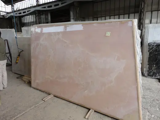 Pink Onyx onyx slab surface – Marmi di Carrara – grey, charcoal (14)