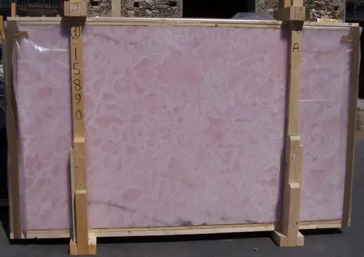 Pink Onyx onyx slab surface – Marmi di Carrara – grey, charcoal (20)