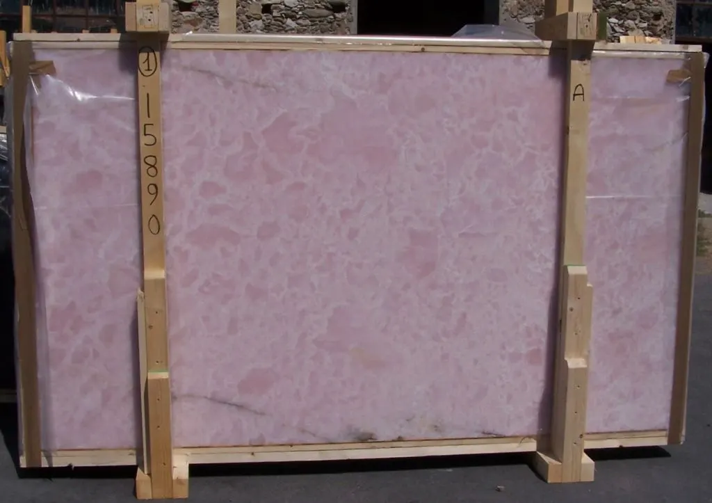 Pink Onyx ónix, superficie de losa – Marmi di Carrara – gris, antracita (20)