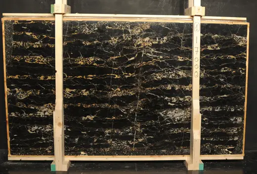 Portoro marble slab surface – Marmi di Carrara – black, charcoal (1)