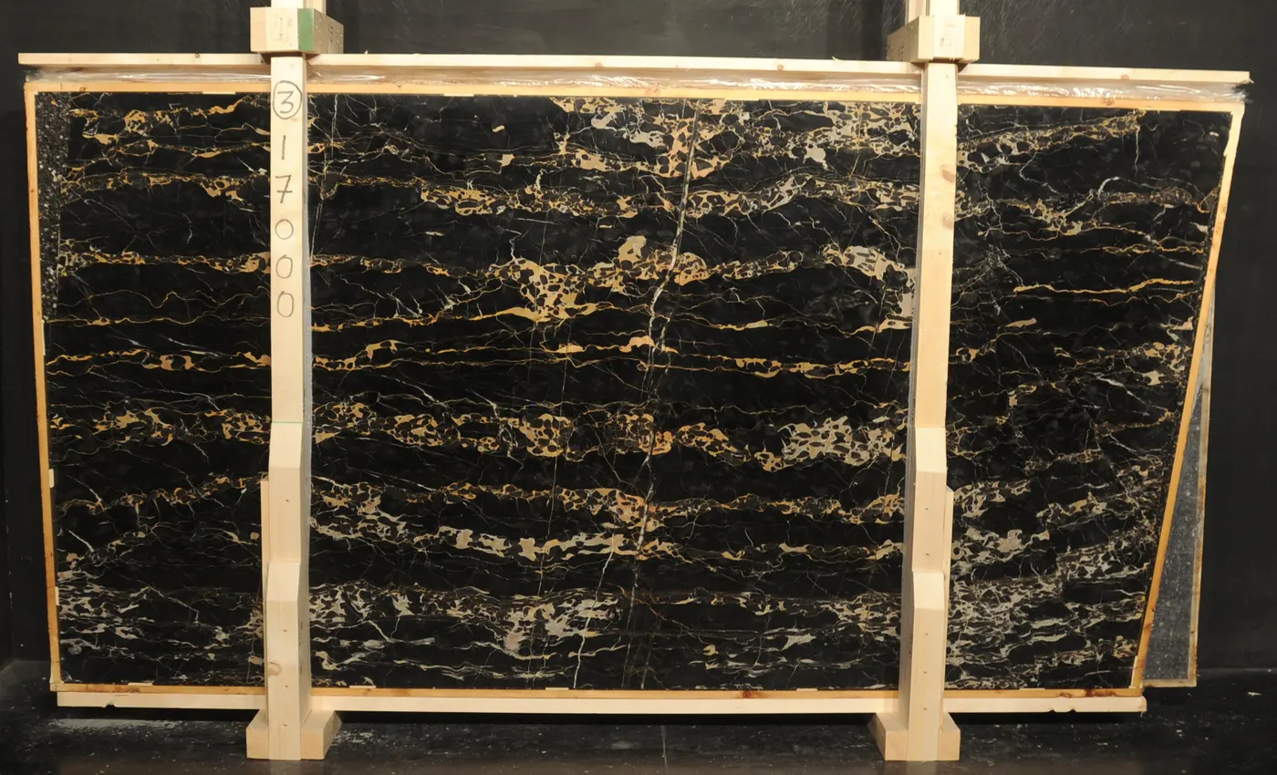 Portoro Marmor, Plattenoberfläche – Marmi di Carrara – schwarz, anthrazit (2)