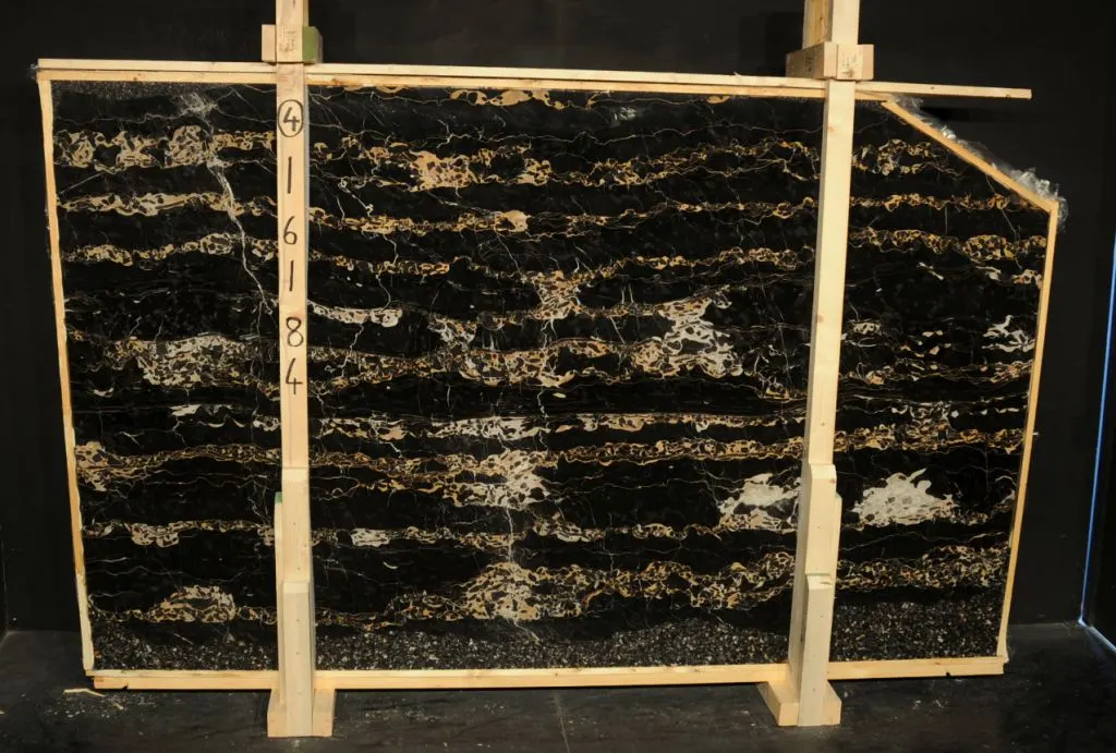 Portoro marble slab surface – Marmi di Carrara – black, brown (31)