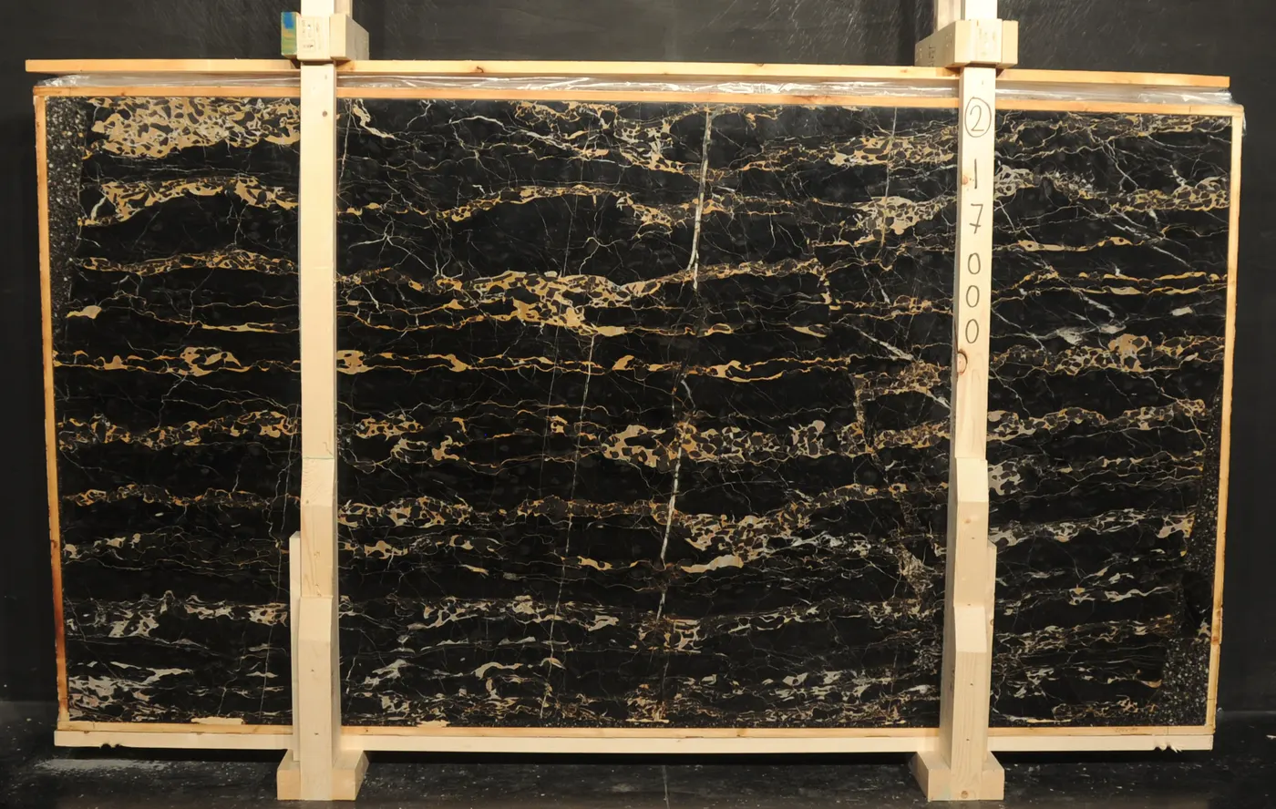 Portoro marmo, superficie di lastra – Marmi di Carrara – nero, antracite (4)