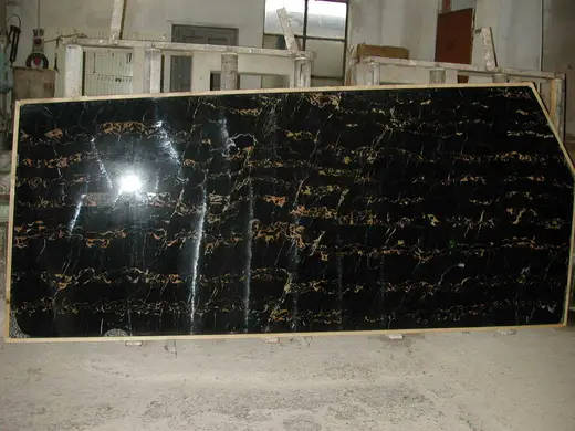 Portoro Extra marmo, superficie di lastra – Marmi di Carrara – nero, beige (19)