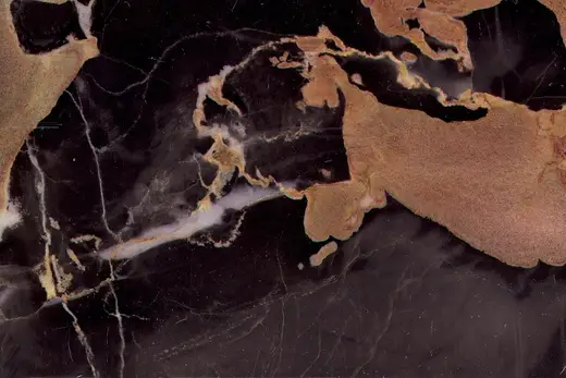 Portoro Super Extra marmo, superficie di lastra – Marmi di Carrara – nero, marrone (2)